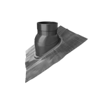 Burgerhout Dakdoorvoerpan lood 500x500 + schaal 400453549 | CVketel.nl