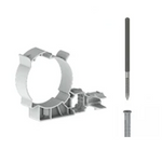 Burgerhout Easysafe muurbeugel PP 80mm wit 400452203