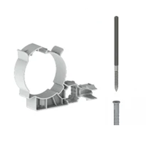 Burgerhout Easysafe muurbeugel PP 80mm wit 400452203 | CVketel.nl