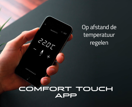 Comfort touch APP van Intergas bestuur jouw thermostaat op afstand | CVketel.nl