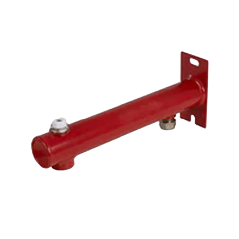 Expansievatbeugel 3-gats rond rood met puntstuk en ontluchter | CVketel.nl