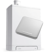 Intergas Kombi Kompakt HRE 24/18 A-Label  5,4 - 17,8 kW CW3 2x80mm 043357