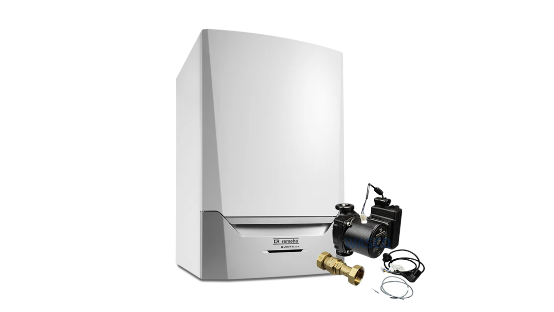 Remeha Quinta Ace 45 HR Soloketel + Modulerende pomp tbv Quinta Pro / Ace 45/65