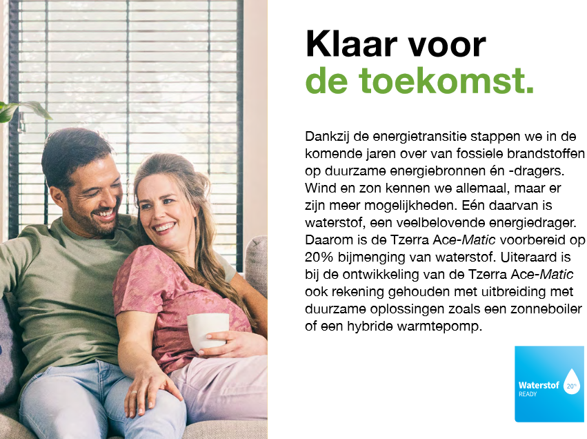 Remeha Tzerra Ace-Matic 35c CW5 7814162 Klaar voor de toekomst ✔32,8kW vermogen ✔Gratis verzending NL ✔Bezorging los materiaal alleen bij orderwaarde van €830 incl. btw | CVketel.nl