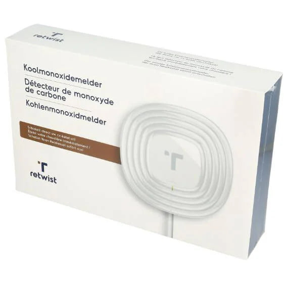 Retwist CO-switch koolmonoxidemelder inclusief montageplaat en schakelstekker 587.1/F kopen? | CVketel.nl doos 03